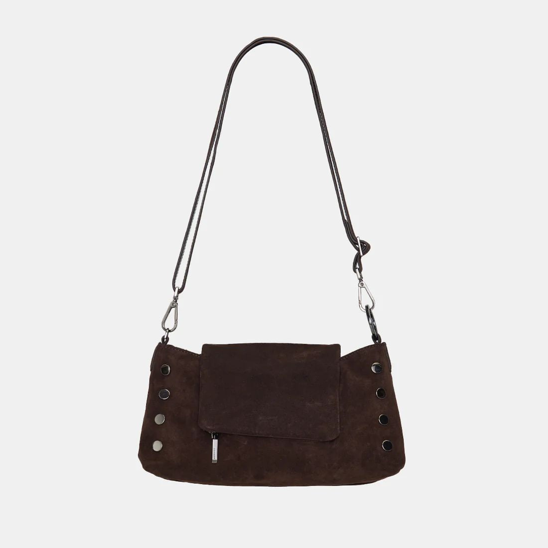 HAMMITT Satchel Espresso Suede