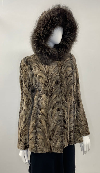 Mink Jacket with Hood