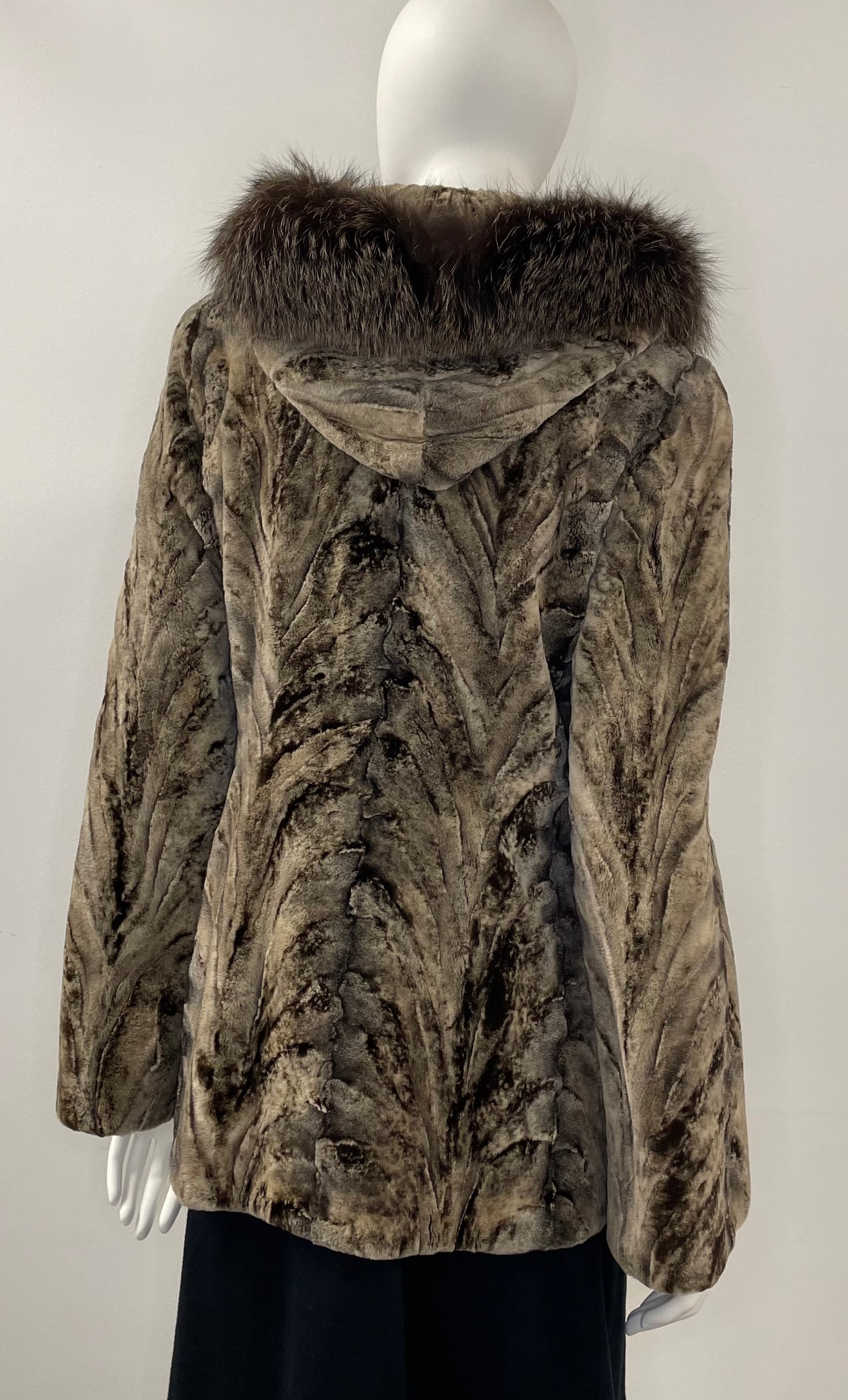 Mink Jacket with Hood