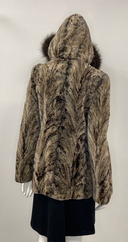 Mink Jacket with Hood