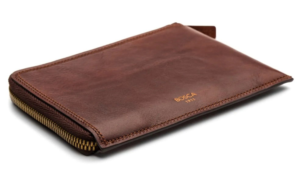 BOSCA Zip PassPort Wallet