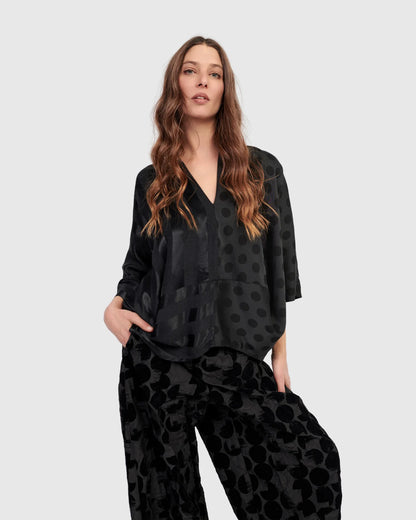 ALEMBIKA Fatima Draped Top