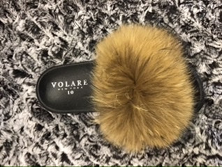 VOLARE Fur Slides