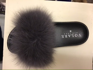 VOLARE Fur Slides